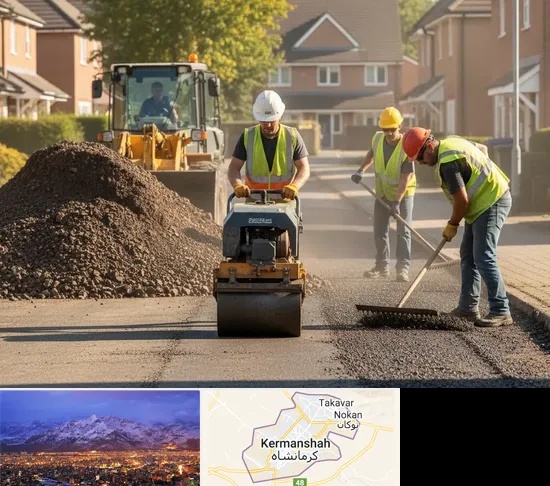 تراشه آسفالت در کرمانشاه