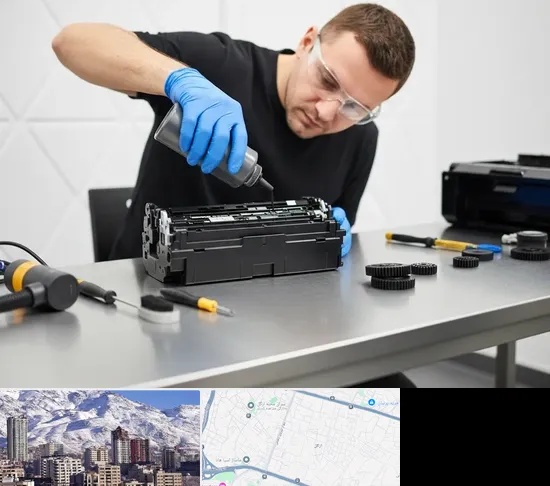 شارژ کارتریج پرینتر در ازگل