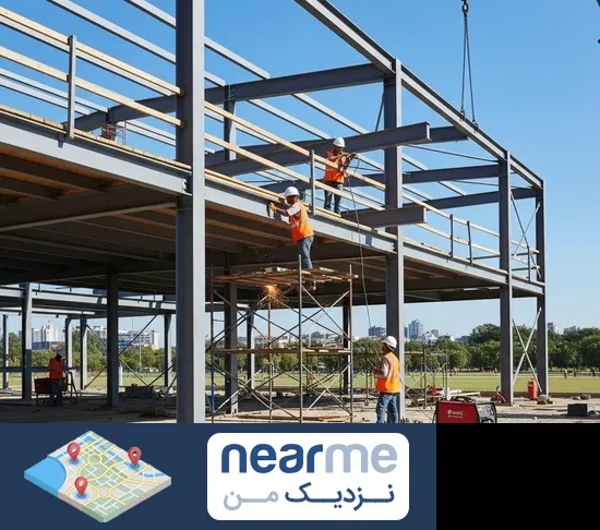 اسکلت فلزی در نزدیک من