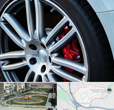 لاستیک فروشی در مرزداران تبریز