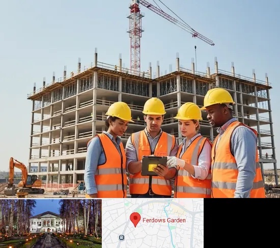 پیمانکار ساختمان در باغ فردوس