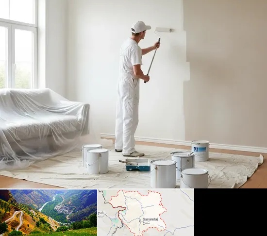 نقاشی ساختمان در کردستان