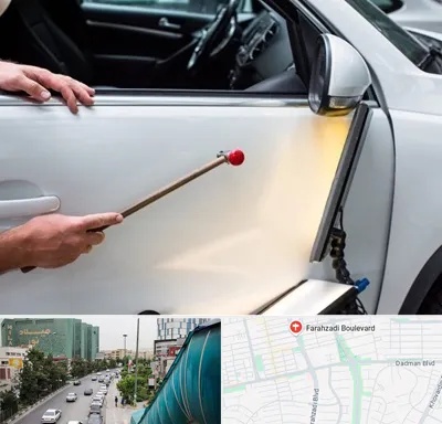 صافکاری بدون رنگ در بلوار فرحزادی
