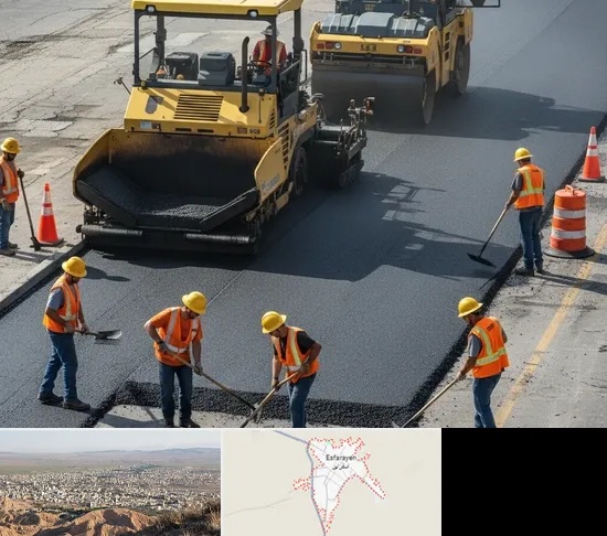 آسفالت کاری در اسفراین