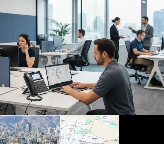 راه اندازی مرکز تلفن Voip در شمال شرق تهران