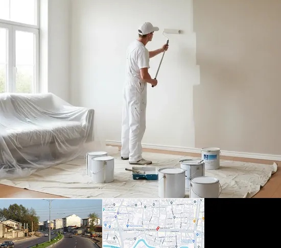 نقاشی ساختمان در ضیابری رشت
