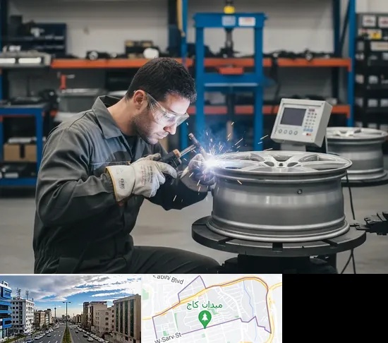 تعمیر رینگ در سعادت آباد