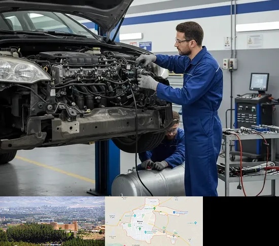گازسوز کردن خودرو در بیرجند