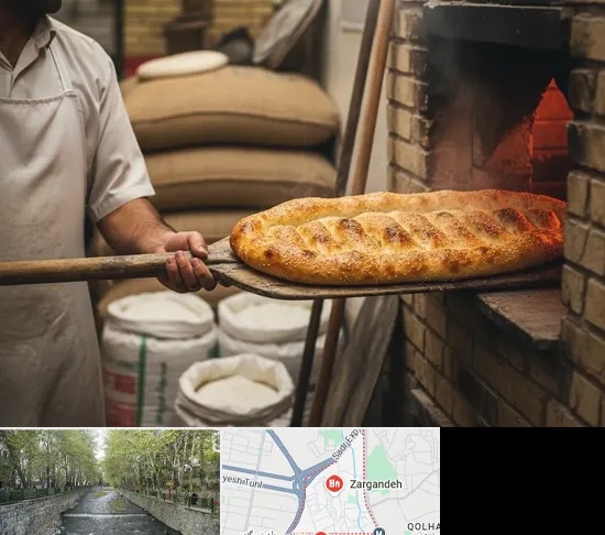 نانوایی بربری در زرگنده