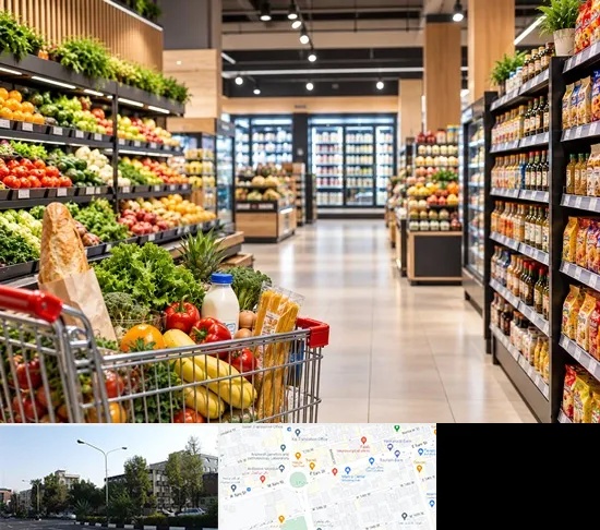 سوپرمارکت و هایپرمارکت در میدان کاج