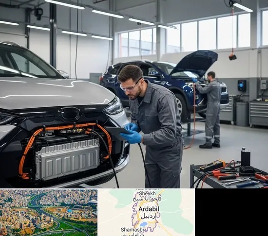 تعمیرگاه خودرو برقی در اردبیل