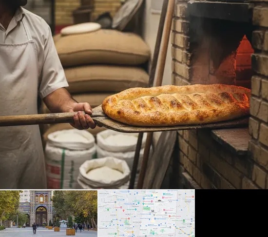 نانوایی بربری در منطقه 12 تهران