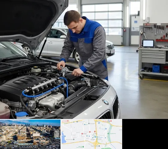 تعمیرگاه CNG در شهرک راه آهن