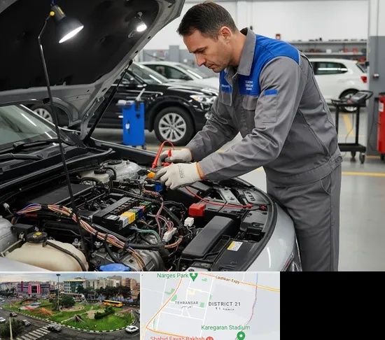 خدمات برق و سیم کشی خودرو در تهرانسر