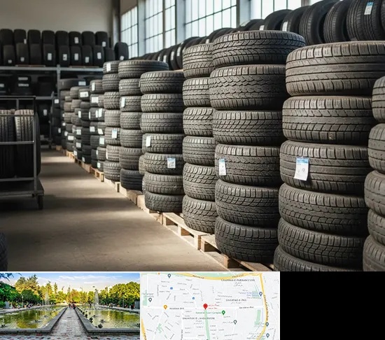فروش لاستیک دست دوم در سرسبز