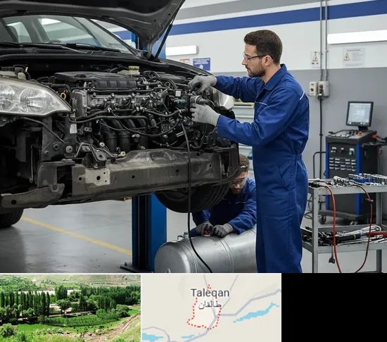 گازسوز کردن خودرو در طالقان
