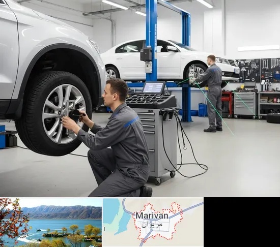 بالانس و تنظیم فرمان در مریوان