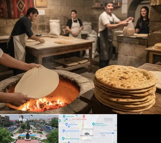 نانوایی لواش در بهارستان