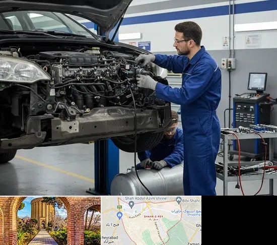 گازسوز کردن خودرو در شهر ری