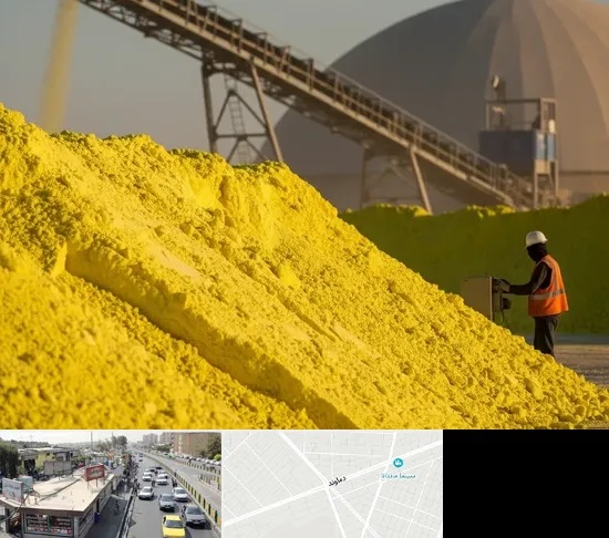 فروش گوگرد معدنی در خیابان دماوند