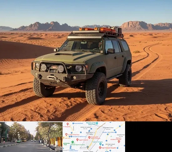 تجهیزات آفرود خودرو در شریعتی