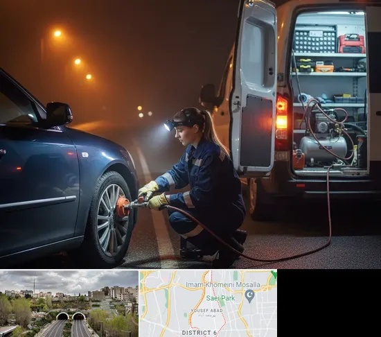 آپاراتی سیار در یوسف آباد