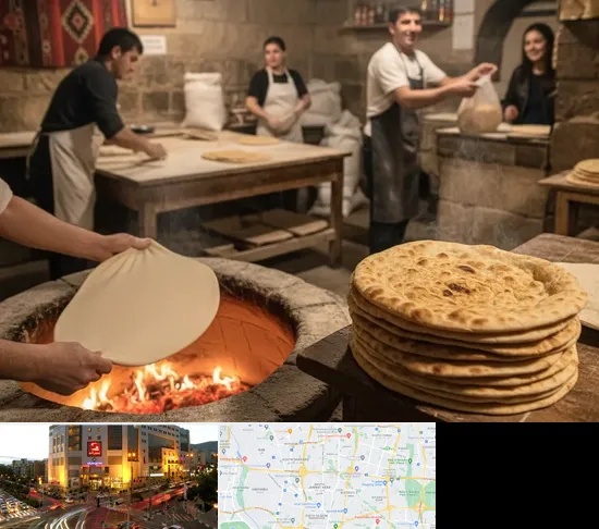 نانوایی لواش در جنت آباد تهران
