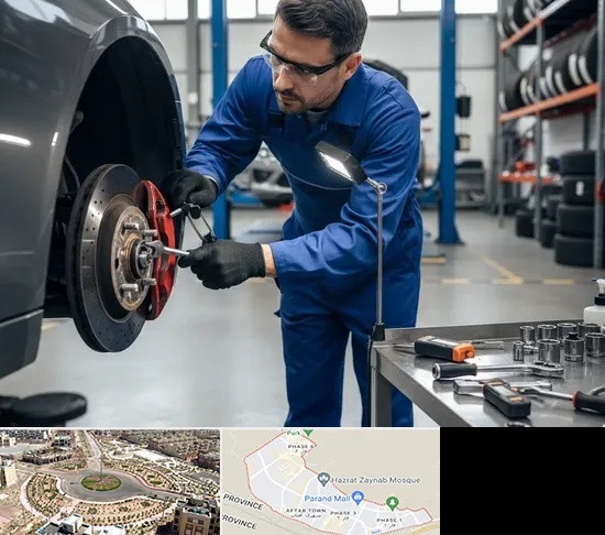 تعمیر ترمز خودرو در پرند