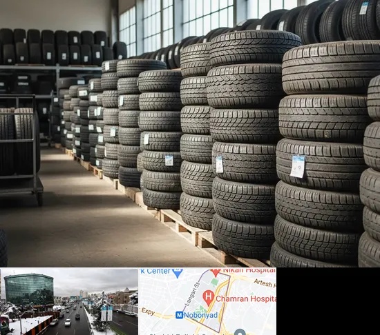 فروش لاستیک دست دوم در اقدسیه