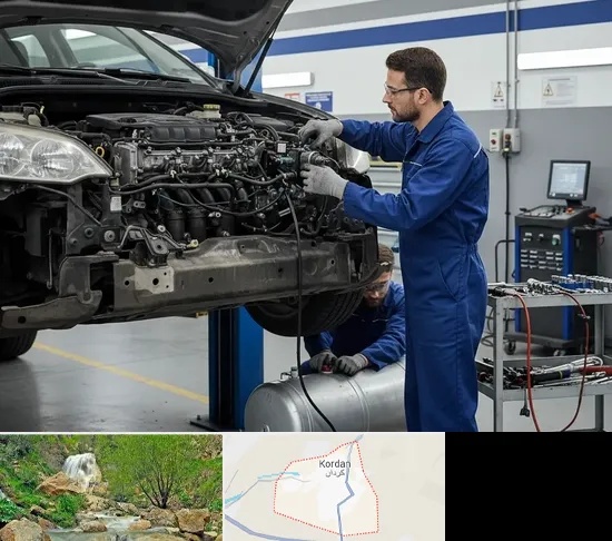 گازسوز کردن خودرو در کردان