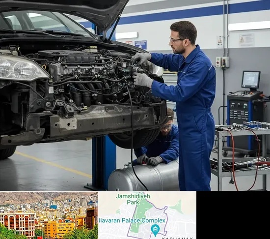 گازسوز کردن خودرو در نیاوران