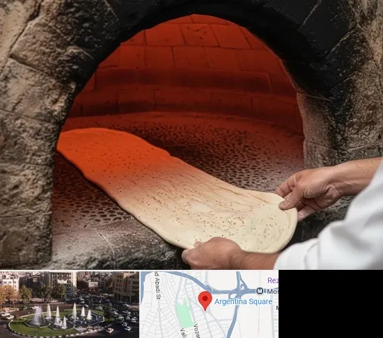 نانوایی سنگکی در آرژانتین