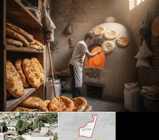 نانوایی تافتون در جماران
