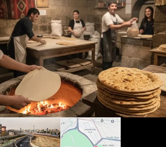 نانوایی لواش در جوادیه