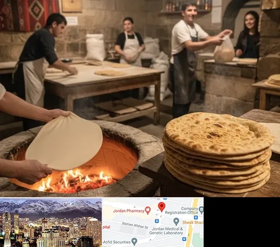 نانوایی لواش در جردن