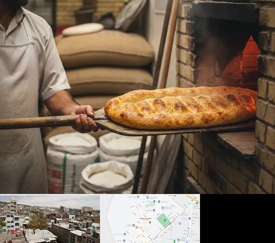نانوایی بربری در شمیران نو