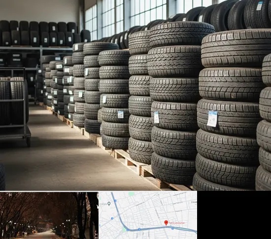 فروش لاستیک دست دوم در ابوریحان تبریز
