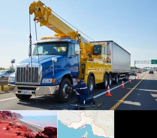 امداد خودرو ماشین سنگین در هرمزگان