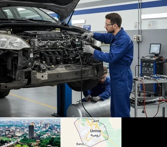 گازسوز کردن خودرو در ارومیه