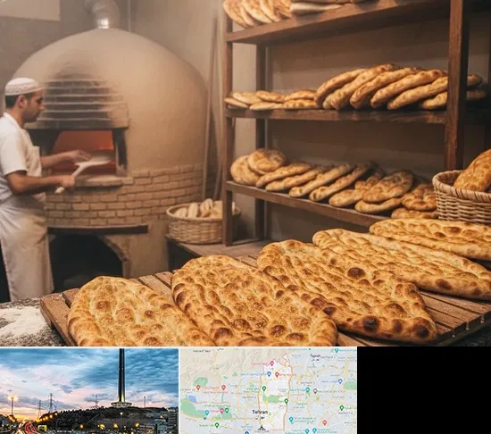 نانوایی در منطقه 2 تهران