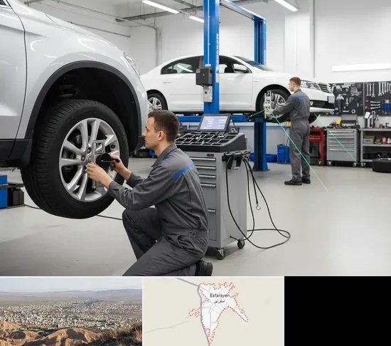بالانس و تنظیم فرمان در اسفراین
