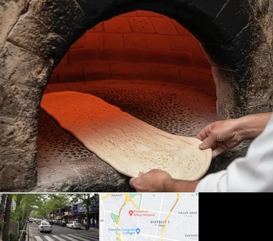 نانوایی سنگکی در ظفر