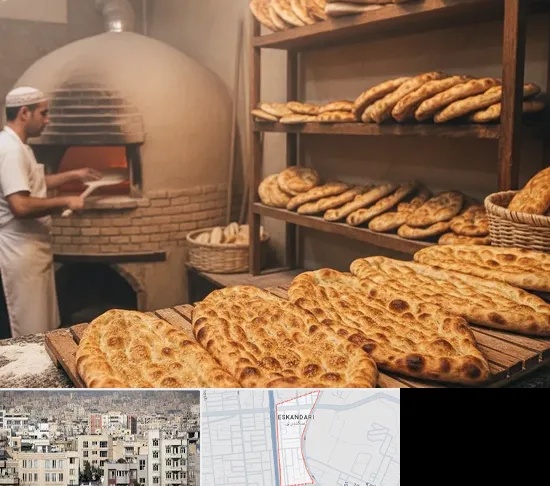 نانوایی در اسکندری