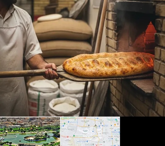 نانوایی بربری در منطقه 9 تهران