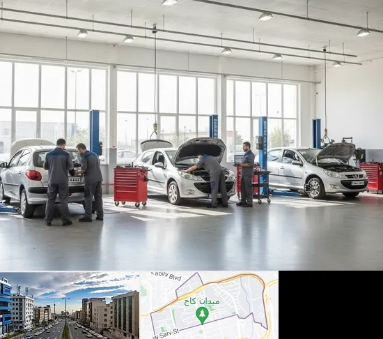 تعمیرگاه پژو در سعادت آباد