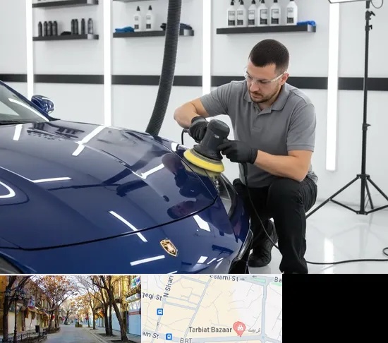 احیای رنگ خودرو در تربیت تبریز