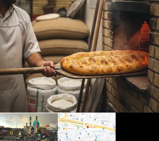 نانوایی بربری در رسالت