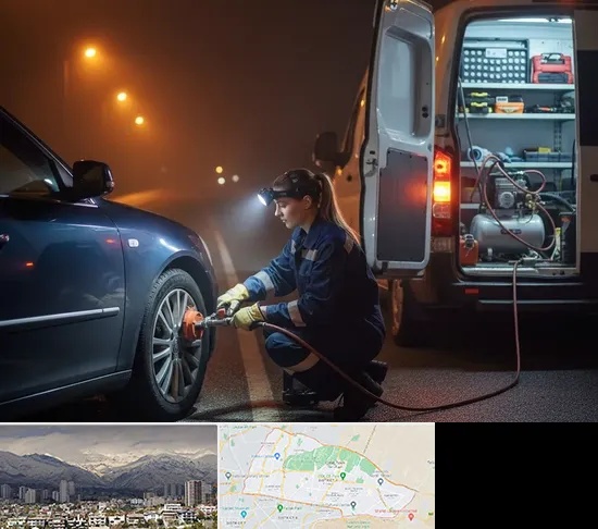 آپاراتی سیار در منطقه 4 تهران