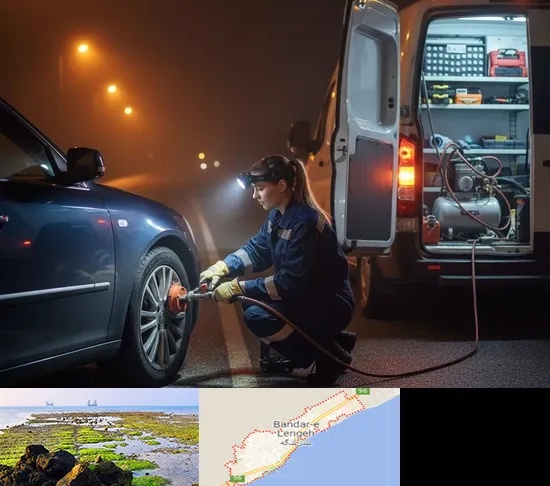 آپاراتی سیار در بندرلنگه