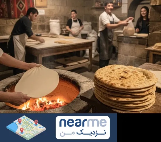 نانوایی لواش در نزدیک من